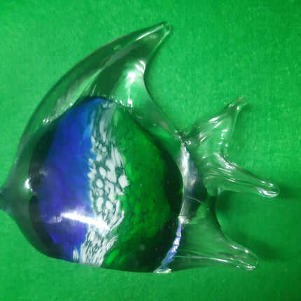 Vintage Glass Fish Ornament