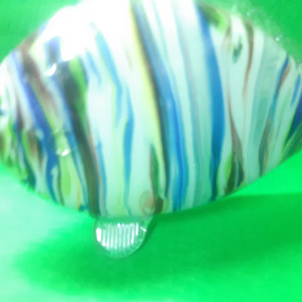 Large Murano Style Glass Fish Ornament