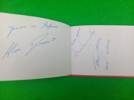 Vintage 1970's Autograph Book Celebrity Signatures
