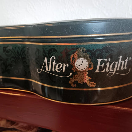Vintage 1980s Nestlé After Eight Clock Tin – Thin Chocolate Mints