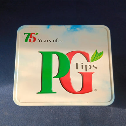 Collectible PG Tips Tea 75th Anniversary Tea Caddy Storage Tin