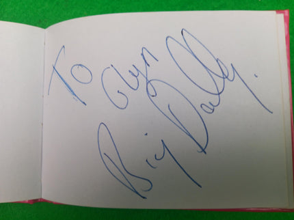 Vintage 1970's Autograph Book Celebrity Signatures