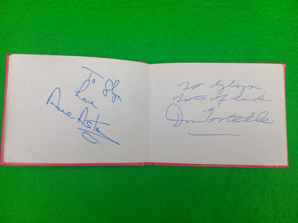 Vintage 1970's Autograph Book Celebrity Signatures