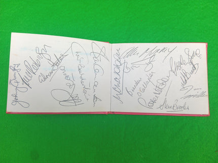 Vintage 1970's Autograph Book Celebrity Signatures