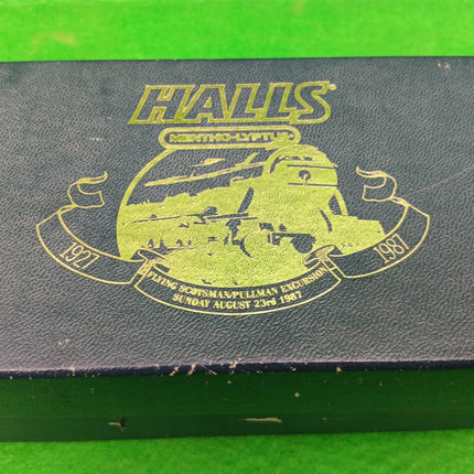 Rare 1987 Flying Scotsman Exursion Collectors Box - Halls 60th Anniversary of Mentho-Lyptus