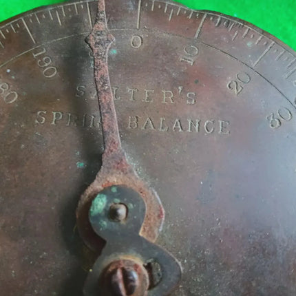 Antique Salters Silvester's patent spring balance scales
