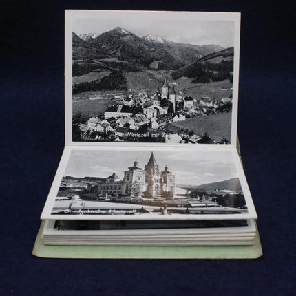 Vintage Mariazell Pop‑Up Mini Photo Book – 20 Alpine Scenes (Austria)