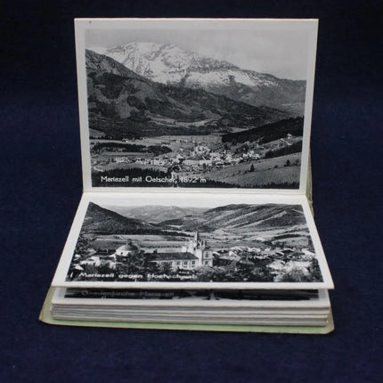 Vintage Mariazell Pop‑Up Mini Photo Book – 20 Alpine Scenes (Austria)