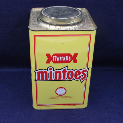 Nuttall’s Mintoes Vintage Shop Tin – Rare Confectionery Counter Tin