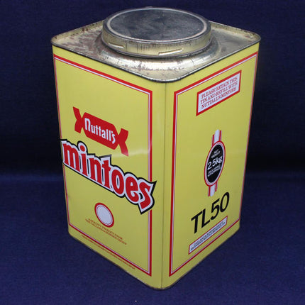 Nuttall’s Mintoes Vintage Shop Tin – Rare Confectionery Counter Tin