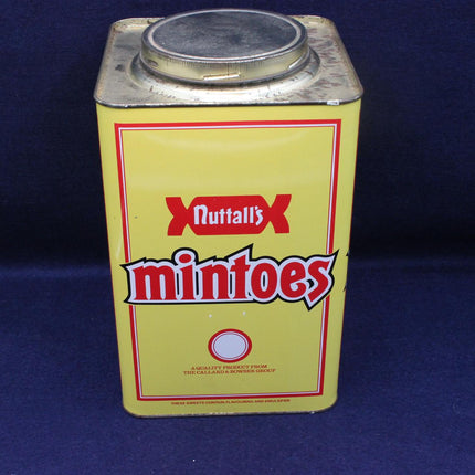 Nuttall’s Mintoes Vintage Shop Tin – Rare Confectionery Counter Tin