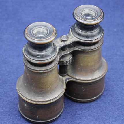 Antique Vintage Brass Binoculars / Opera Glasses – Ideal for Cabinets, Desks, Collectors & Display