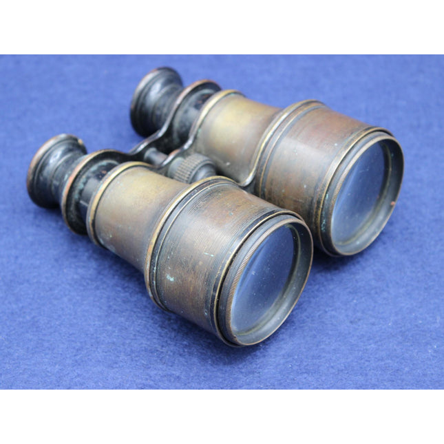 Antique Vintage Brass Binoculars / Opera Glasses – Ideal for Cabinets, Desks, Collectors & Display