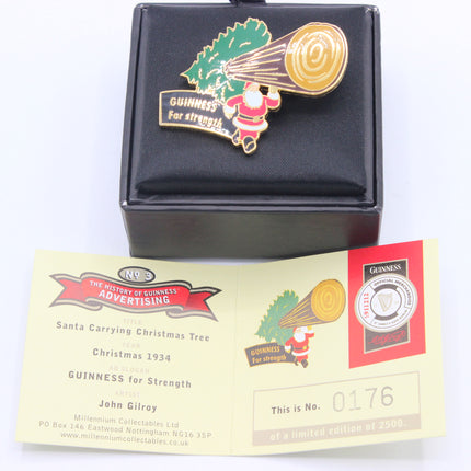 limited-edition-guinnes-badge-santa-carrying-christmas-tree