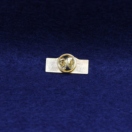 Martell Cognac Enamel Pin Badge – Vintage Blue & Gold Design