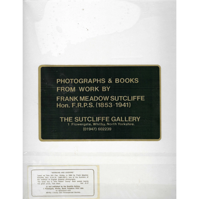 Photographs and books from work by Frank Meadow Sutcliffe 