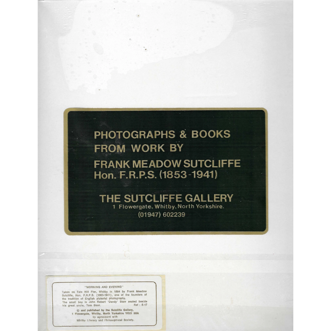 Photographs and books from work by Frank Meadow Sutcliffe 
