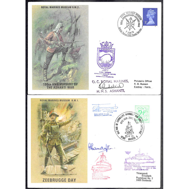 Collection of 20 Royal Marines Museum First Day Covers