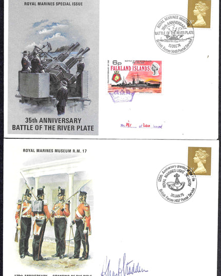 Collection of 20 Royal Marines Museum First Day Covers