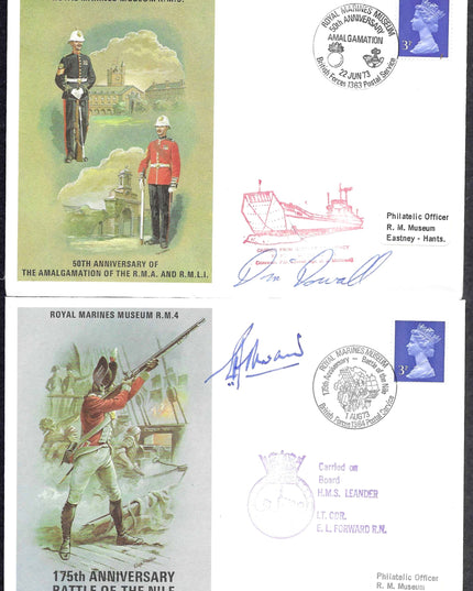Collection of 20 Royal Marines Museum First Day Covers