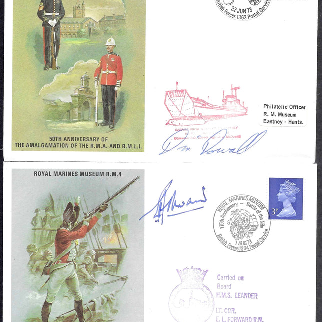 Collection of 20 Royal Marines Museum First Day Covers
