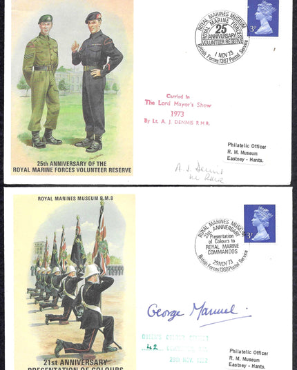 Collection of 20 Royal Marines Museum First Day Covers