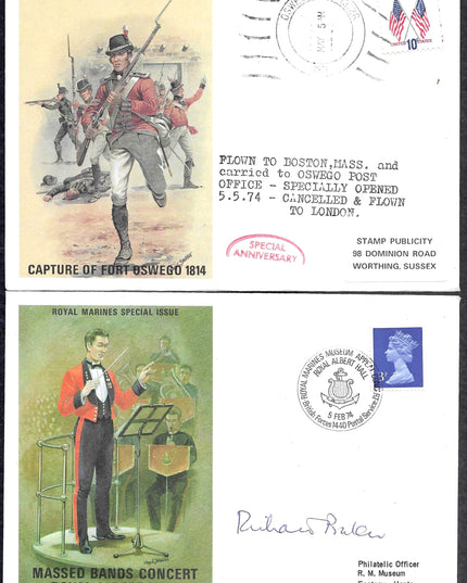 Collection of 20 Royal Marines Museum First Day Covers