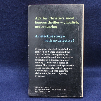 Book cover with text on a blue background
