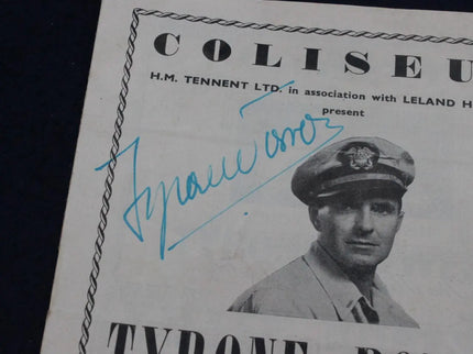 1950 London Coliseum Theatre “Mister Roberts” Programme Signed by Tyrone Power