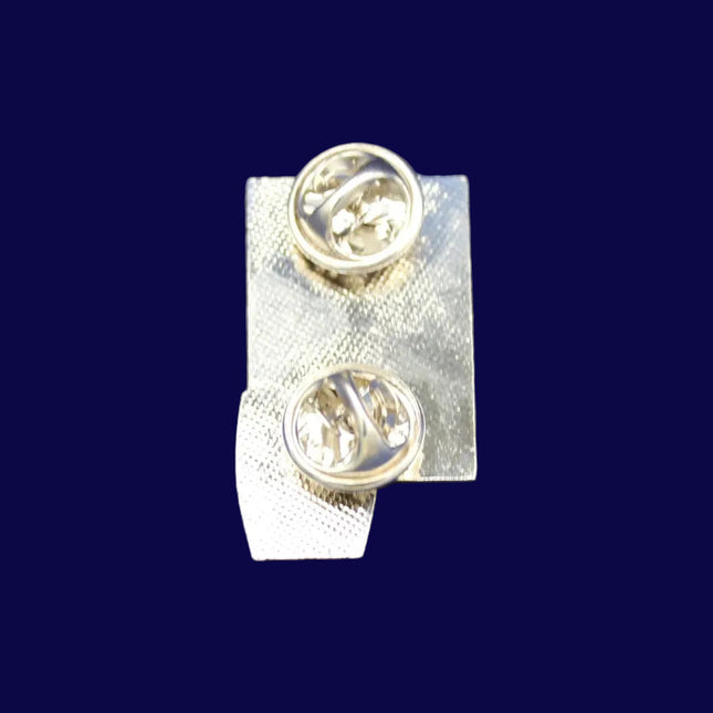vintage german guiness pin badge reverse with clasps